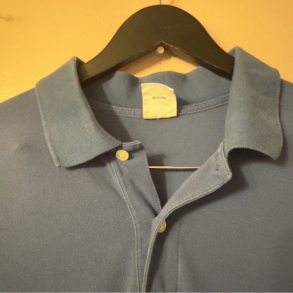 Brooks Brothers Slimfit Poloshirt Blue Mens Size L - Picture 5 of 7